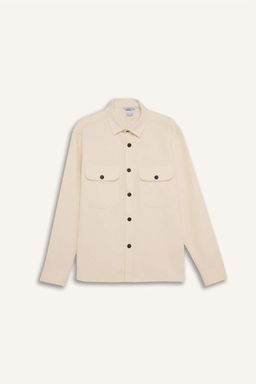 Рубашка Relax Fit с длинными рукавами на пуговицах и карманами