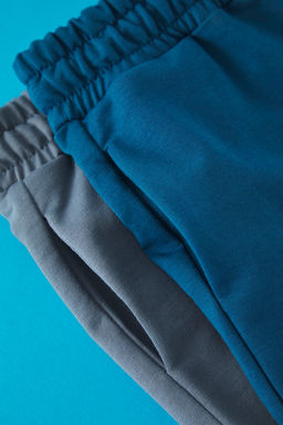 Bebe Mavisi-Lacivert 2li Erkek Cocuk Pamuklu Bask?l? Orme Sort TKDSS25SR00004 - Trendyolmilla фото 6