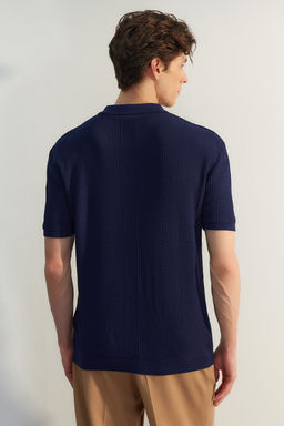 TRENDYOL MAN Lacivert Limited Edition Relaxed K?sa Kol Triko Polo Yaka T-shirt TMNSS23PO00025 - Trendyolmilla фото 7