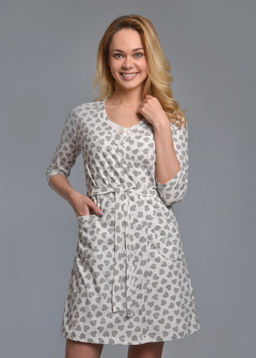 Халат с сорочкой ТЕДДИ (молоко №18) - Ивановская трикотажная компания фото 2