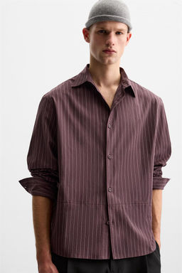 STRIPED COTTON SHIRT - Zara фото 6