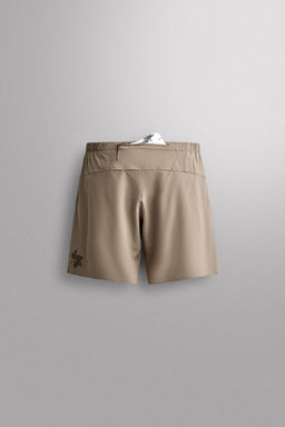PANTALONES CORTOS ENTRENAMIENTO 9 / Marr?n claro - Zara фото 9