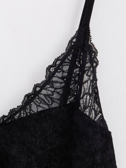 CONTE Топ с кружевом для дома INSOMNIA LHW 1436 black black