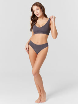 Бюстье женское с регулируемыми бретелями графитовый 512733 - Mark formelle фото 5