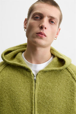 HOODED KNIT JACKET - Zara фото 5