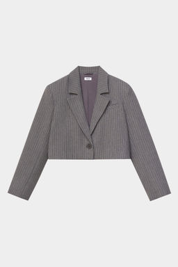 Жакет укороченный в полоску - Mollis фото 5