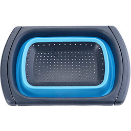 31488-2 Дуршлаг с выдвиж. ручками, СИНИЙ.MB (х12) - Mayer&boch фото 3