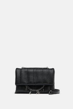 QUILTED CROSSBODY BAG WITH CHARMS - Zara фото 3