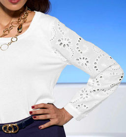 Пуловер, экрю - Ashley brooke фото 5