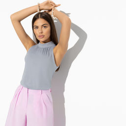 Топ, Не знаю отказов (light gray) - Charutti фото 6