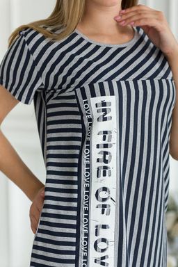 Туника женская из кулирки Флоренция темно-синий - Амадэль фото 5