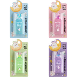 Корректирующая лента MESHU "Shiny Bunny" 5мм*6м (MS_65615) корпус цветной, в ассорт.
