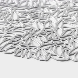 Цена за 12 шт. Салфетка сервировочная на стол Манифик, d=38 см, цвет серебряный - Simaland фото 13