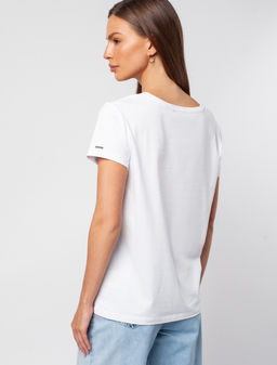 VILATTE / Футболка с фактурным авторским принтом  фото 2