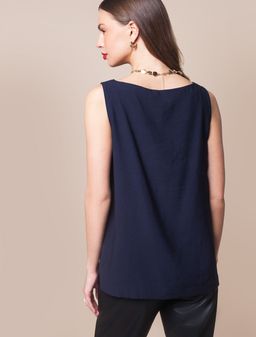 Топ из плотной вискозы с лиоцеллом - Vilatte фото 3