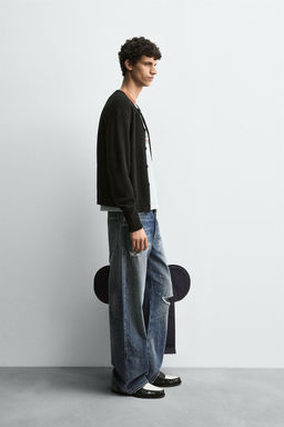 MICKEY MOUSE PATCH CARDIGAN HARRY LAMBERT FOR ZARA X DISNEY  фото 3