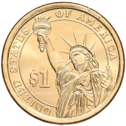 Монета 1 доллар 2014 года (Р) США 30-й президент США Калвин Кулидж