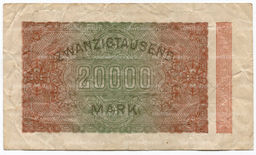 Банкнота 20000 марок 1923 года Германия
