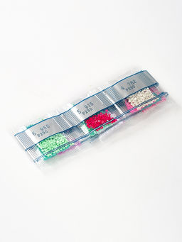 Алмазная вышивка с частичным заполнением «Снеговики» 15×21, холст