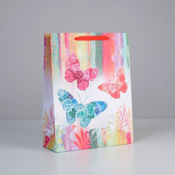 Пакет ламинированный вертикальный Бабочки, L 40 х 31 х 11.5 см