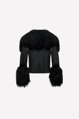 LEATHER FITTED JACKET LUDOVIC DE SAINT SERNIN x ZARA  фото 3