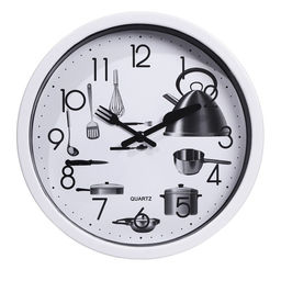 Часы настенные классические «Кухонные приборы», для кухни, плавный ход, d=20 см