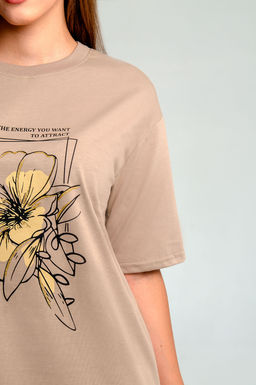 Арт. 4141 Туника женская 44-54 (6 шт) Цвет:кофейный