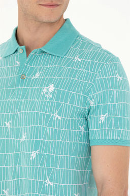 U. S. Polo Assn Мужская мятная футболка - U.s. polo assn фото 7