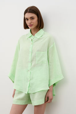 Рубашка S242_Lime Green/Лайм