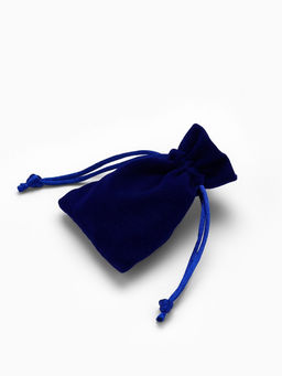 Набор бархатных подарочных мешочков 50 шт. «Классика», 6×8 см, синий