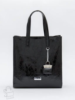 Сумка женская кожаная 91147-1SP black Velina Fabbiano-Safenta в Новосибирске