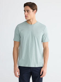 Bisiklet Yaka Penye Erkek Ti??rt