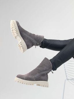 Ботинки EDART 233.1541 be. Серый замок/байка - Ed'art фото 8