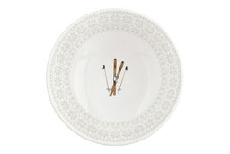 Салатник, 15х8 см, 600 мл, фарфор P, белый, Лыжники в горах, Chalet, 62637 - Easy life фото 2