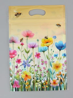 Цена за 50 шт. Пакет подарочный, с zip-lock застежкой, "Медвежонок", 15х23 ± 1см