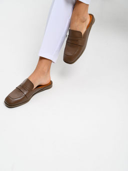 Мюли 1072.подиум205br.Коричневый