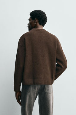 TEXTURED CHENILLE SWEATER - Zara фото 3