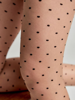 Колготки фантазийные CONTE Колготки с рисунком точки POIS bronz - Conte elegant фото 3
