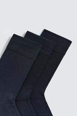 CALCETINES ESTRUCTURA LIGERA PACK 3 / Marino - Zara фото 3