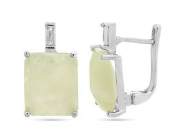 Серьги из серебра лунный камень, Мода