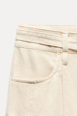 ZW COLLECTION STRAIGHT-LEG MID-RISE JEANS - Zara фото 8