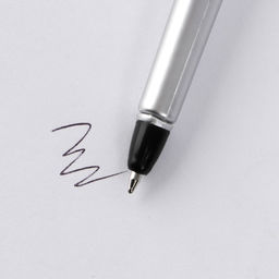 Ручка прикол шариковая синяя паста Брутальная ручка пластик - Artfox фото 4