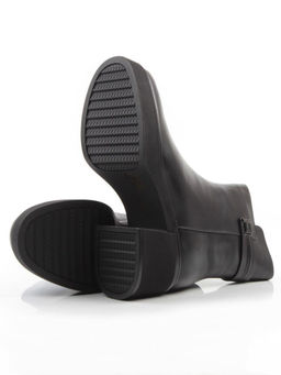 04-M3-5247 BLACK Ботинки зимние женские (натуральная кожа, натуральный мех)