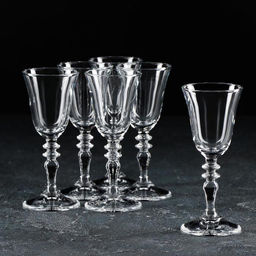 Набор рюмок Paşabahçe Vintage, 50 мл, стекло, прозрачные, 6 шт.