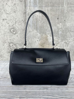 Женская кожаная сумка-портфель 8399-2 Черный - Sergio valentini фото 2