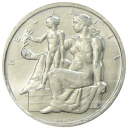 5 франков 1948 года Швейцария 100 лет Швейцарской Конституции
