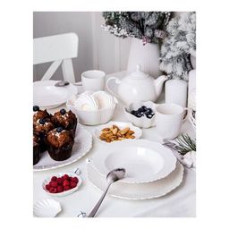 Блюдо сервировочное Walmer Shell 8 см, цвет белый  фото 5