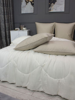 Muslin & Satin Solid color (крем карамель) комплект