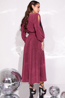 Платье Исполнить мечту (малина) - Эльза фото 5
