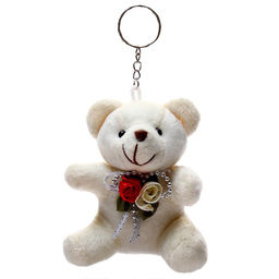 Брелок детский «Мишка с цветами», цвета МИКС